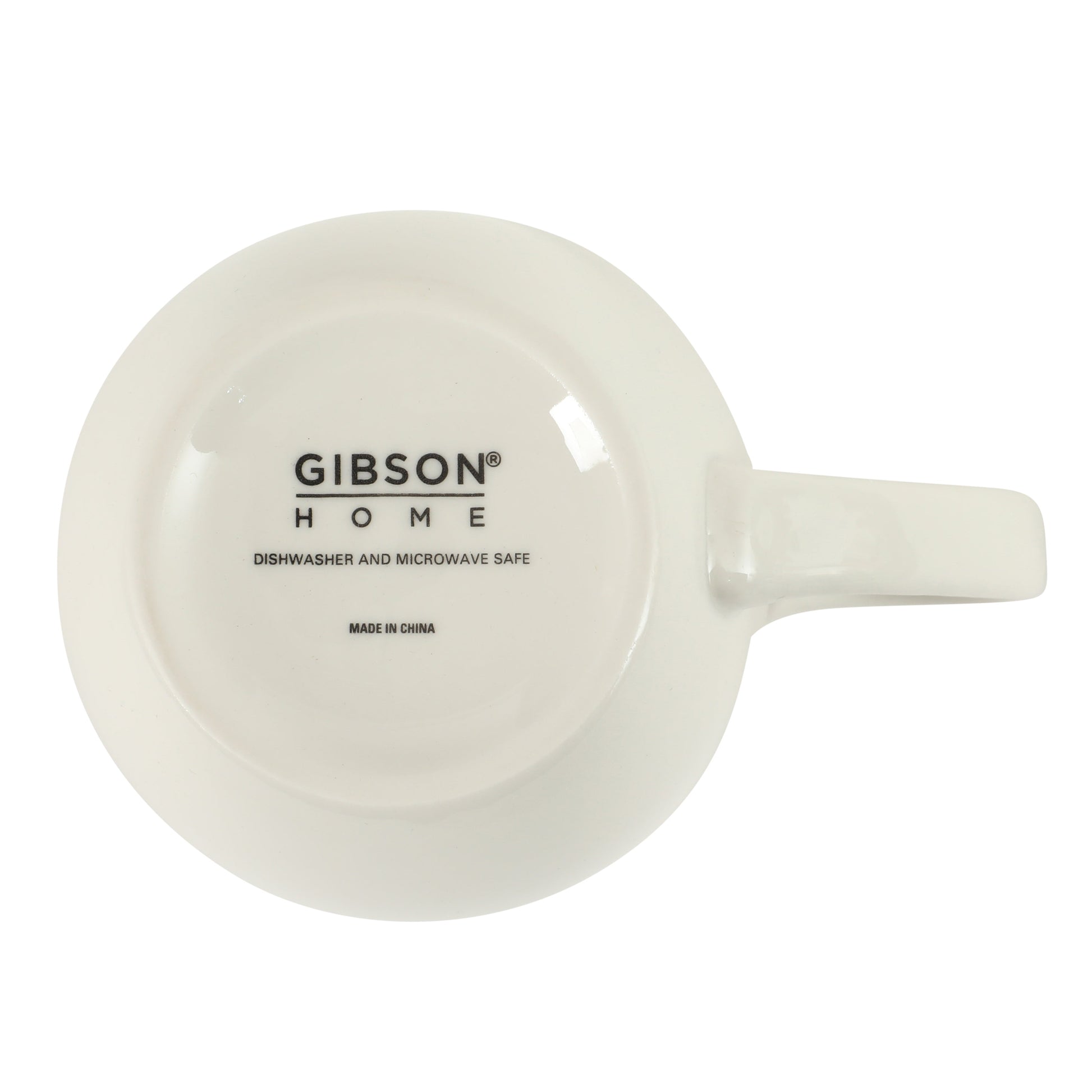 Gibson Home Great Essentials 16 Ounce Porcelain Coffee Mugs - Set of 6 - Cups for Latte, Hot Tea, Cappuccino, Mocha, Espresso, Cocoa