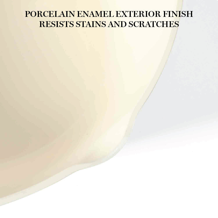 Martha Stewart Heathland Premium Nonstick PFA Free Ceramic Interior 10-Piece Tapered Aluminum Cookware Set - Linen White