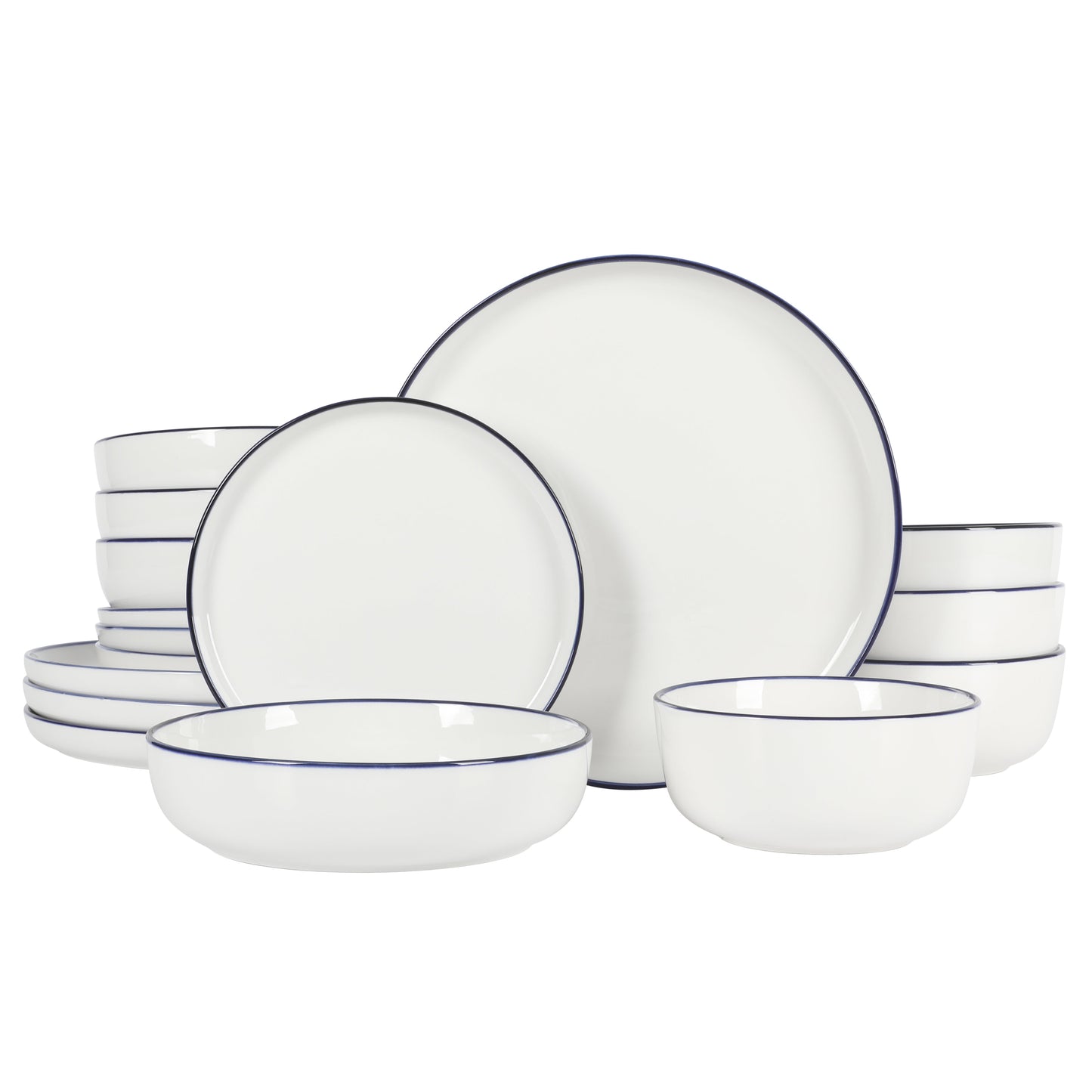 Gibson Home Oslo 16-Piece Porcelain Dinnerware Set