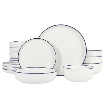 Gibson Home Oslo 16-Piece Porcelain Dinnerware Set