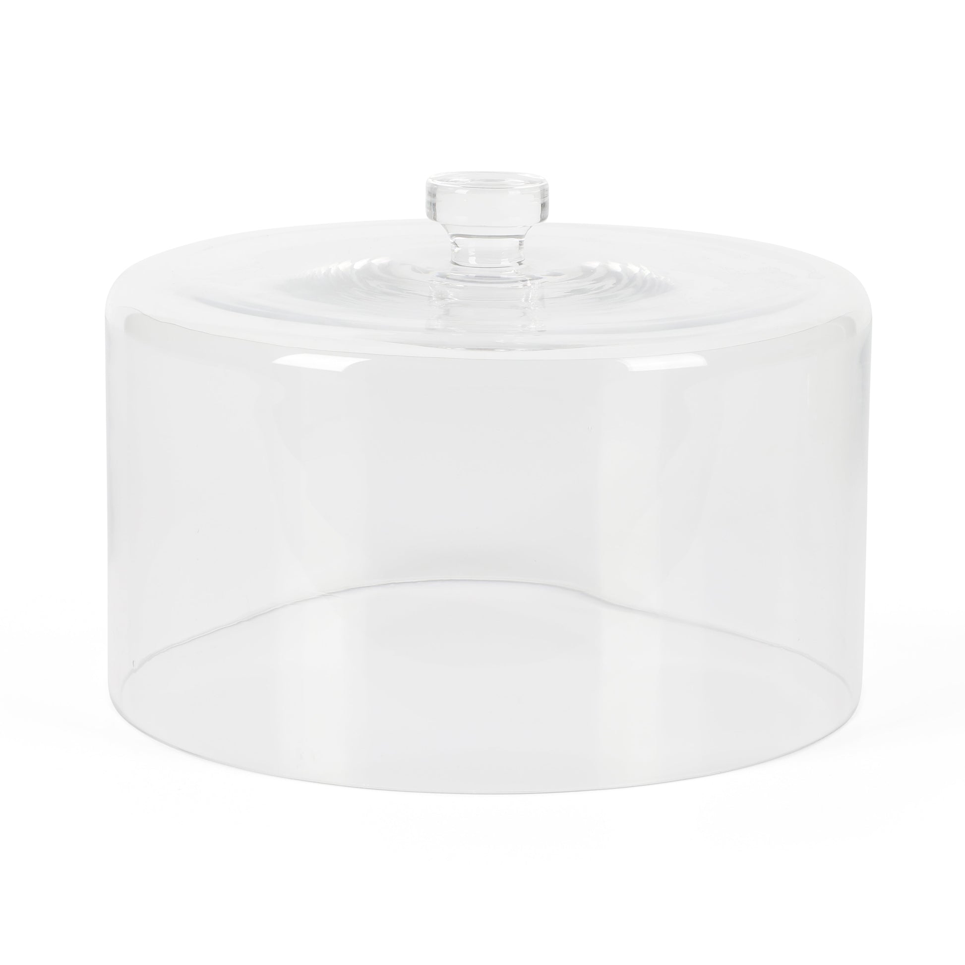 Martha Stewart Highbrook 10 Inch Jadeite Cake Stand With Glass Dome