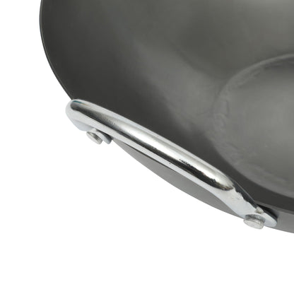 Sur La Table Kitchen Essentials Quick Fire Carbon Steel 13.5" Flat Bottom Wok