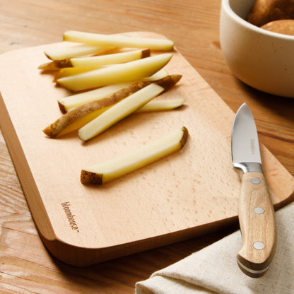 Bloomhouse Made in Lake Como, Italy Oil Coated Italian Beech Wood Cutting Board