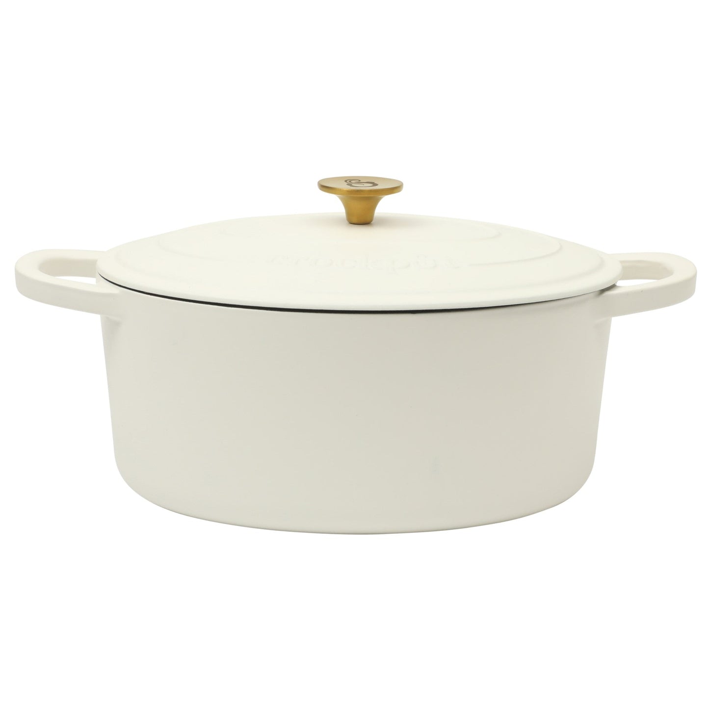 Crock Pot Artisan 7-Quart Oval Enameled Cast Iron Dutch Oven