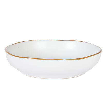 Gibson Home Hazeltine 16 Piece Plates and Bowls Dishes Stoneware Ceramic Dinnerware Set