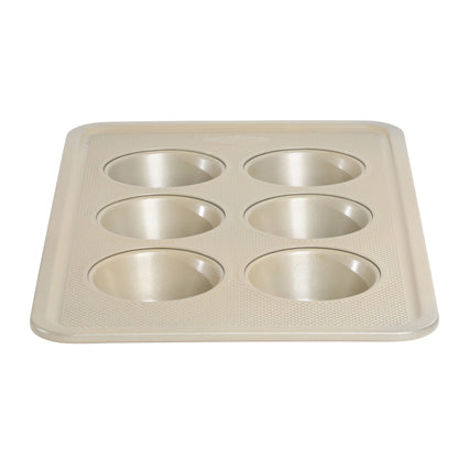 Oster Verlice 5 Piece Carbon Steel Baking Pans Bakeware Set W/ Premium PFA Free Nonstick - Champagne Gold