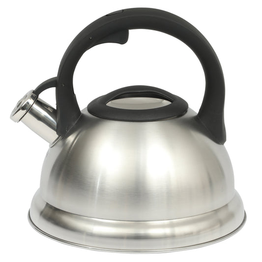 Mr. Coffee Hartbay 2.4 Quart Large Stainless Steel Whistling Tea Kettle