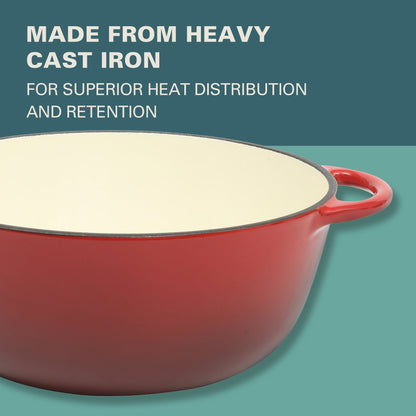 Gibson Home Addlestone 2.65 Quart Enamel Cast Iron Dutch Oven