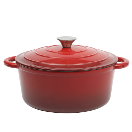 Gibson Home Addlestone 5 Quart Enameled Cast Iron Dutch Oven
