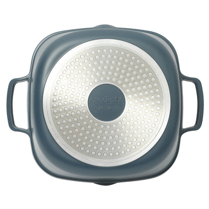 Crock-Pot Northvale Cast Aluminum Lightweight Durable 5.2 Quart Heavy Duty Dutch Oven Pot With Lid, Oven Safe, Dual Handles