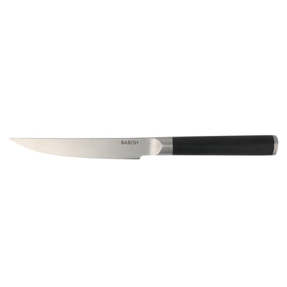 Babish High-Carbon 1.4116 German Steel 15 Piece Full Tang Forged Cutlery Kitchen Knife Block Set - Black