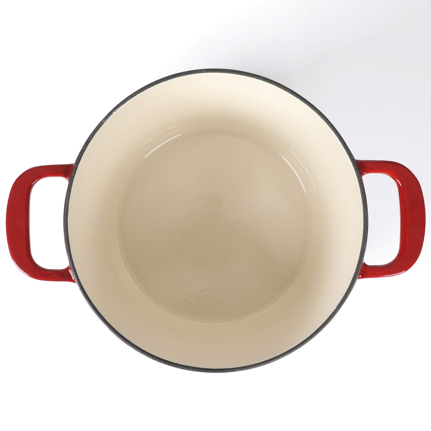 Martha Stewart Gatwick 4 Quart Enamel Cast Iron Dutch Oven - Red