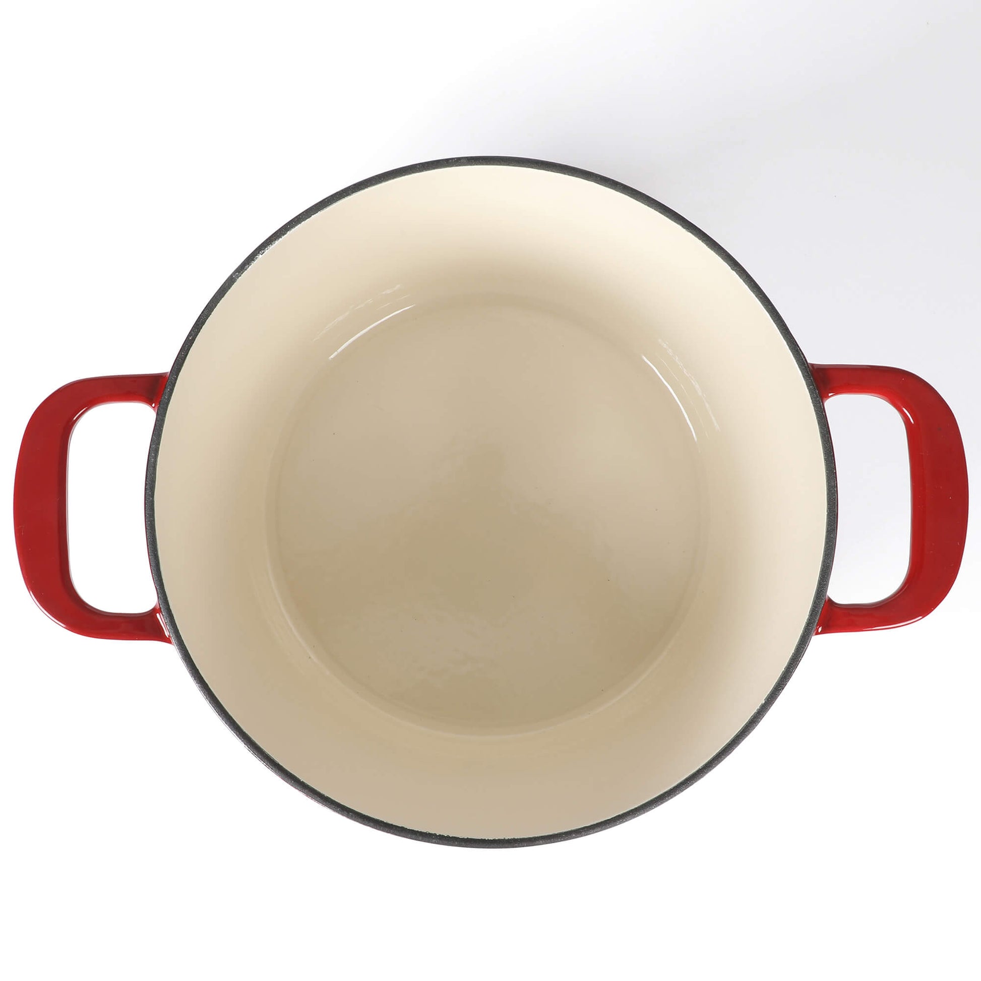 Martha Stewart Gatwick 4 Quart Enamel Cast Iron Dutch Oven - Red