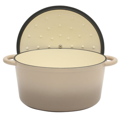 Gibson Home Addlestone 7 Quart Enameled Cast Iron Dutch Oven