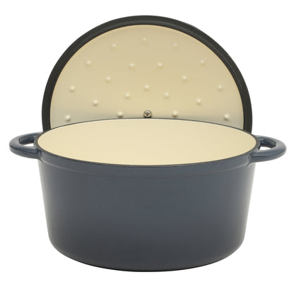 Gibson Home Addlestone 7 Quart Enameled Cast Iron Dutch Oven