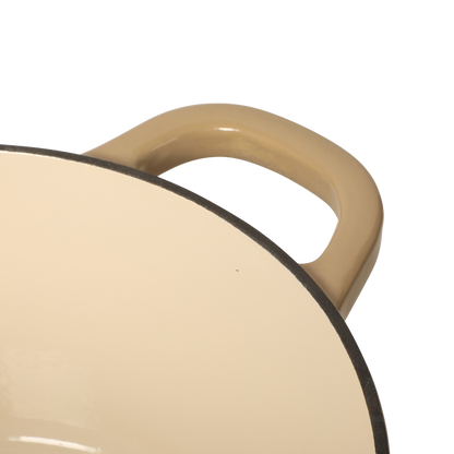 Crock Pot Artisan 7-Quart Round Cast Iron Dutch Oven Pot With Lid