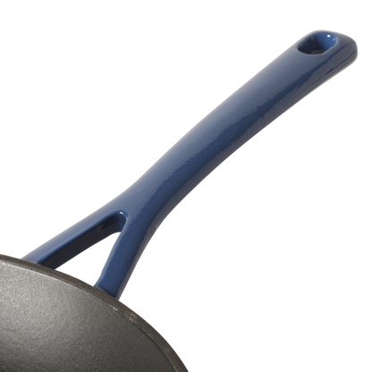 Martha Stewart Gatwick 12” Enameled Cast Iron Skillet, PFAS-Free, Rust Resistant, Oven Safe