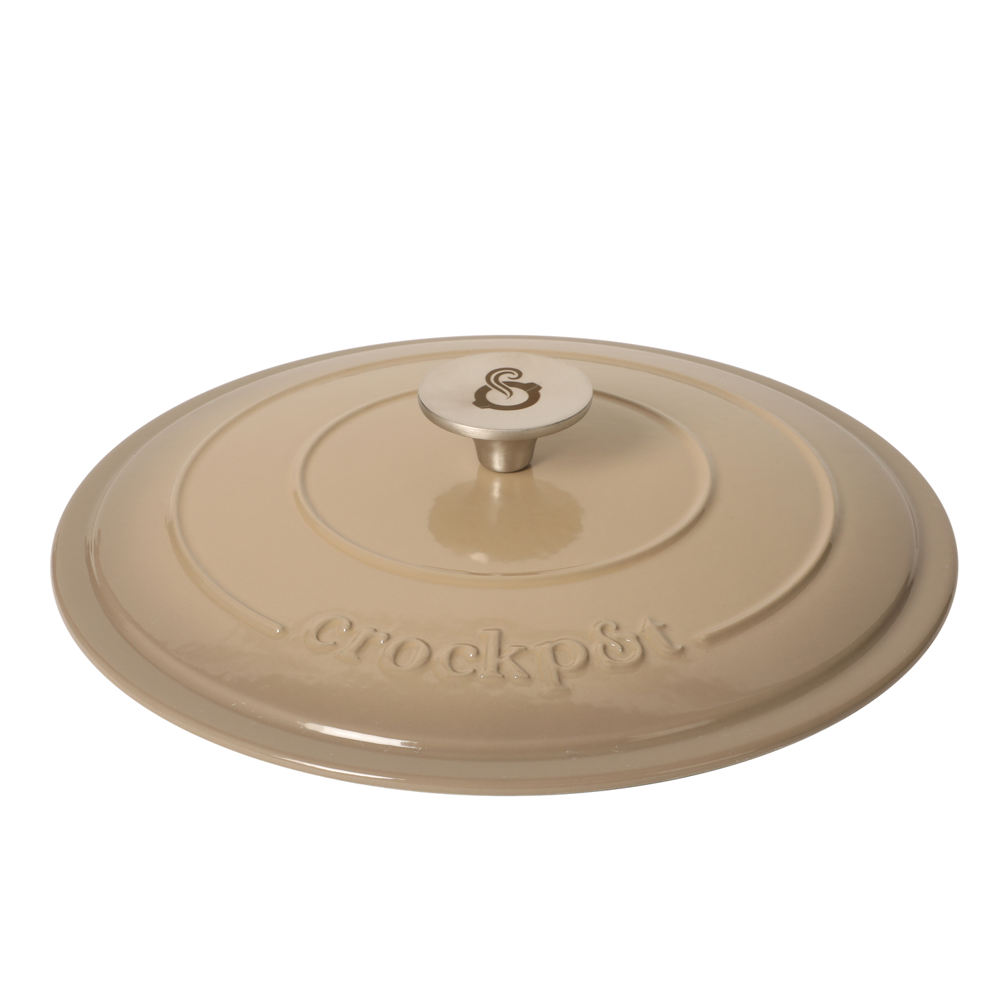 Crock Pot Artisan 5-Quart Round Cast Iron Dutch Oven Pot With Lid