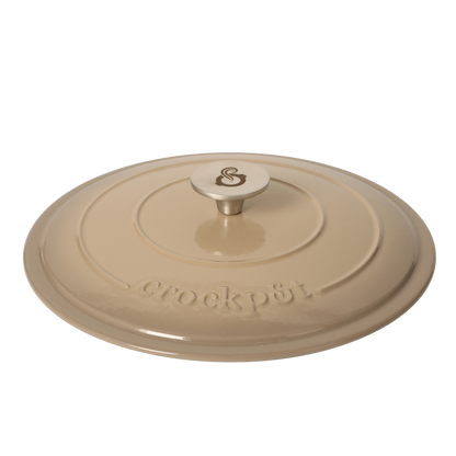 Crock Pot Artisan 5-Quart Round Cast Iron Dutch Oven Pot With Lid