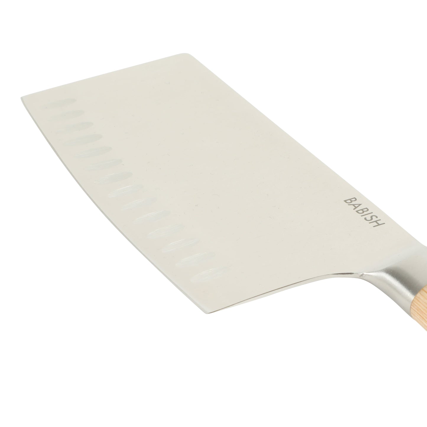 Babish 6.5-Inch Forged Cleaver Knife with Pakka Wood Handle – High-Carbon 1.4116 German Steel Full Tang Kitchen Knife for Heavy-Duty Chopping and Slicing