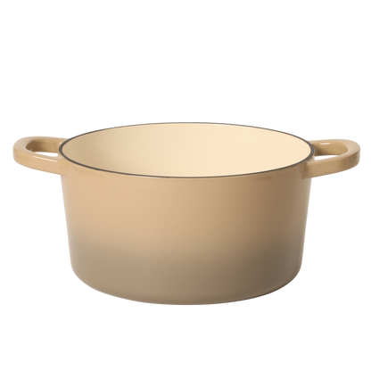 Crock Pot Artisan 7-Quart Round Cast Iron Dutch Oven Pot With Lid