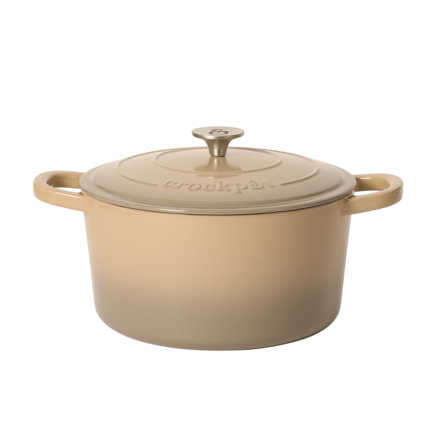 Crock Pot Artisan 5-Quart Round Cast Iron Dutch Oven Pot With Lid