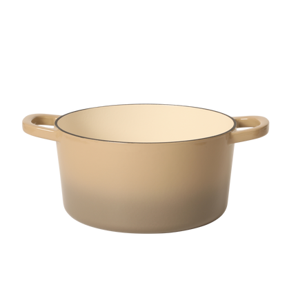 Crock Pot Artisan 5-Quart Round Cast Iron Dutch Oven Pot With Lid