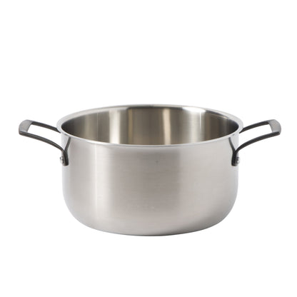 Babish 10-Piece Professional Tri-Ply Non-Toxic Pots and Pans Cookware Set – Durable, Even Heat Distribution