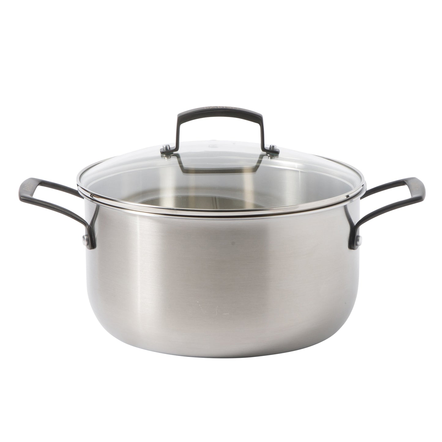 Babish 10-Piece Professional Tri-Ply Non-Toxic Pots and Pans Cookware Set – Durable, Even Heat Distribution