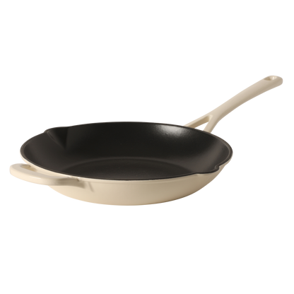 Martha Stewart Gatwick 12” Enameled Cast Iron Skillet, PFAS-Free, Rust Resistant, Oven Safe