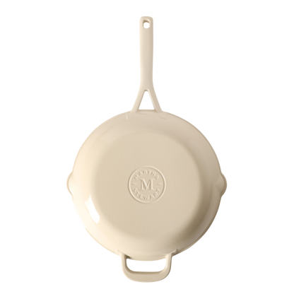 Martha Stewart Gatwick 12” Enameled Cast Iron Skillet, PFAS-Free, Rust Resistant, Oven Safe