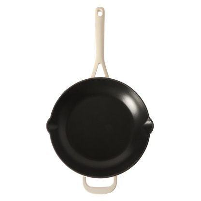 Martha Stewart Gatwick 12” Enameled Cast Iron Skillet, PFAS-Free, Rust Resistant, Oven Safe