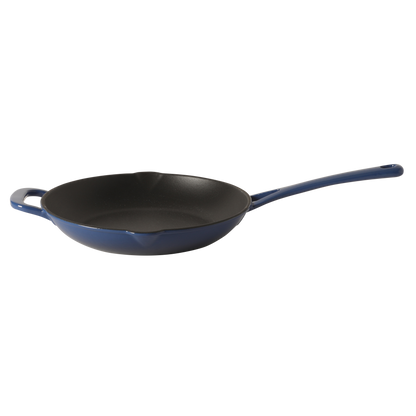 Martha Stewart Gatwick 12” Enameled Cast Iron Skillet, PFAS-Free, Rust Resistant, Oven Safe