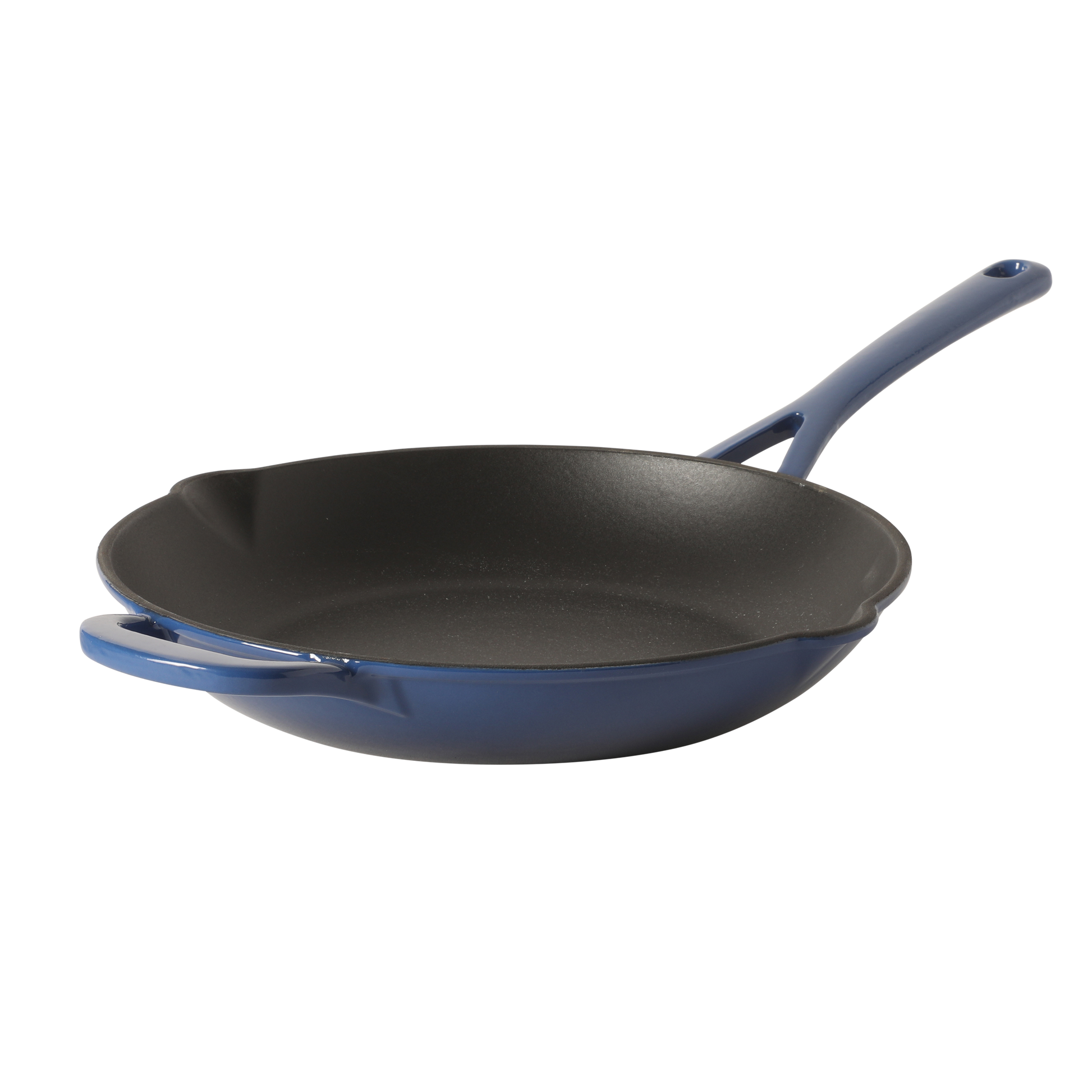 Martha Stewart Gatwick 12” Enameled Cast Iron Skillet, PFAS-Free, Rust Resistant, Oven Safe