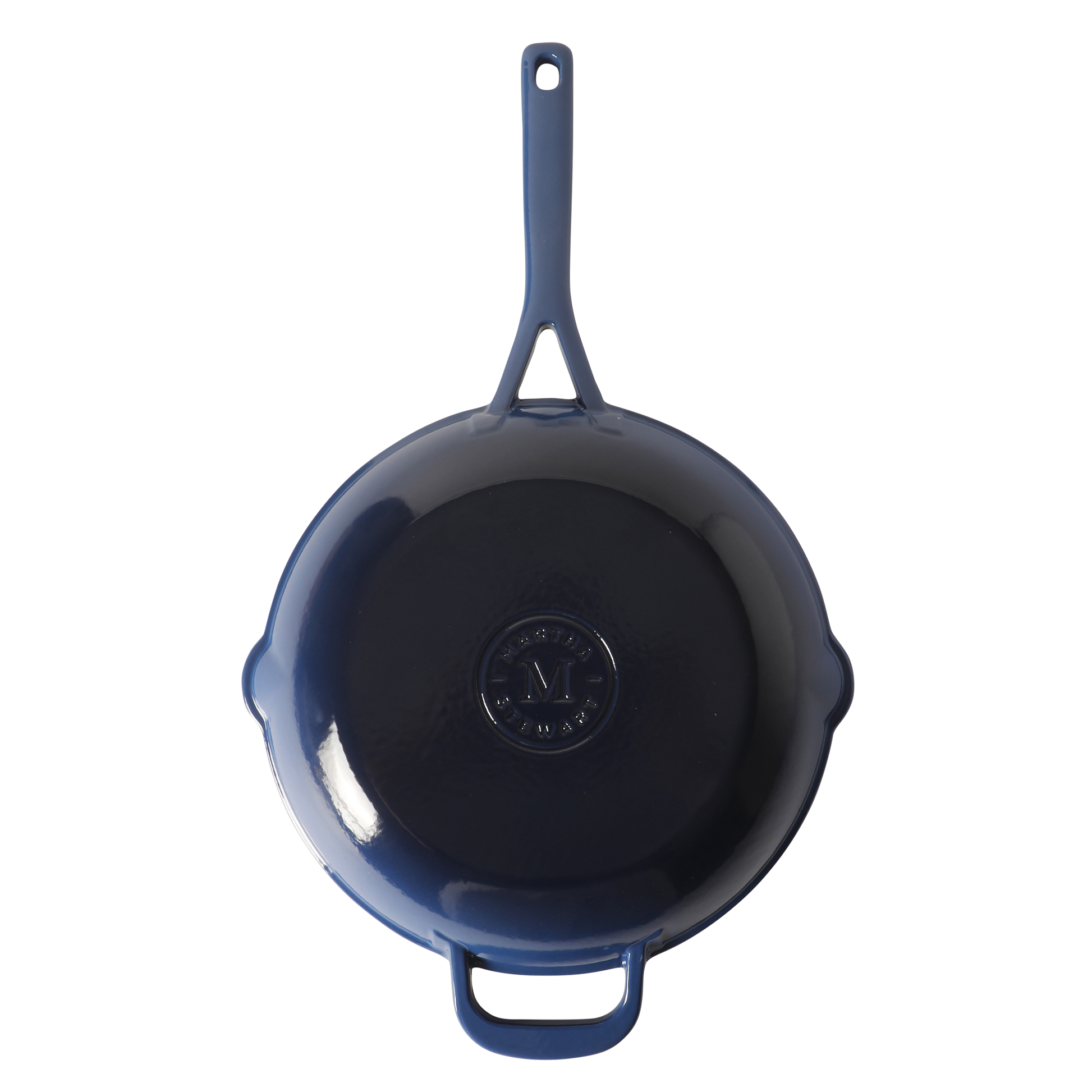 Martha Stewart Gatwick 12” Enameled Cast Iron Skillet, PFAS-Free, Rust Resistant, Oven Safe