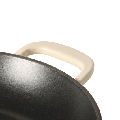 Martha Stewart Gatwick 12” Enameled Cast Iron Skillet, PFAS-Free, Rust Resistant, Oven Safe
