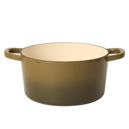 Crock Pot Artisan 7-Quart Round Cast Iron Dutch Oven Pot With Lid