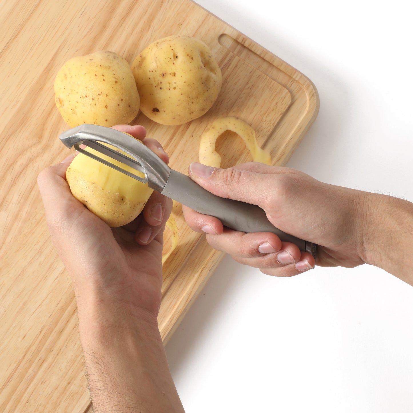 Calphalon Edge 6 Piece Stainless Steel Kitchen Tool & Gadget Set- Taupe