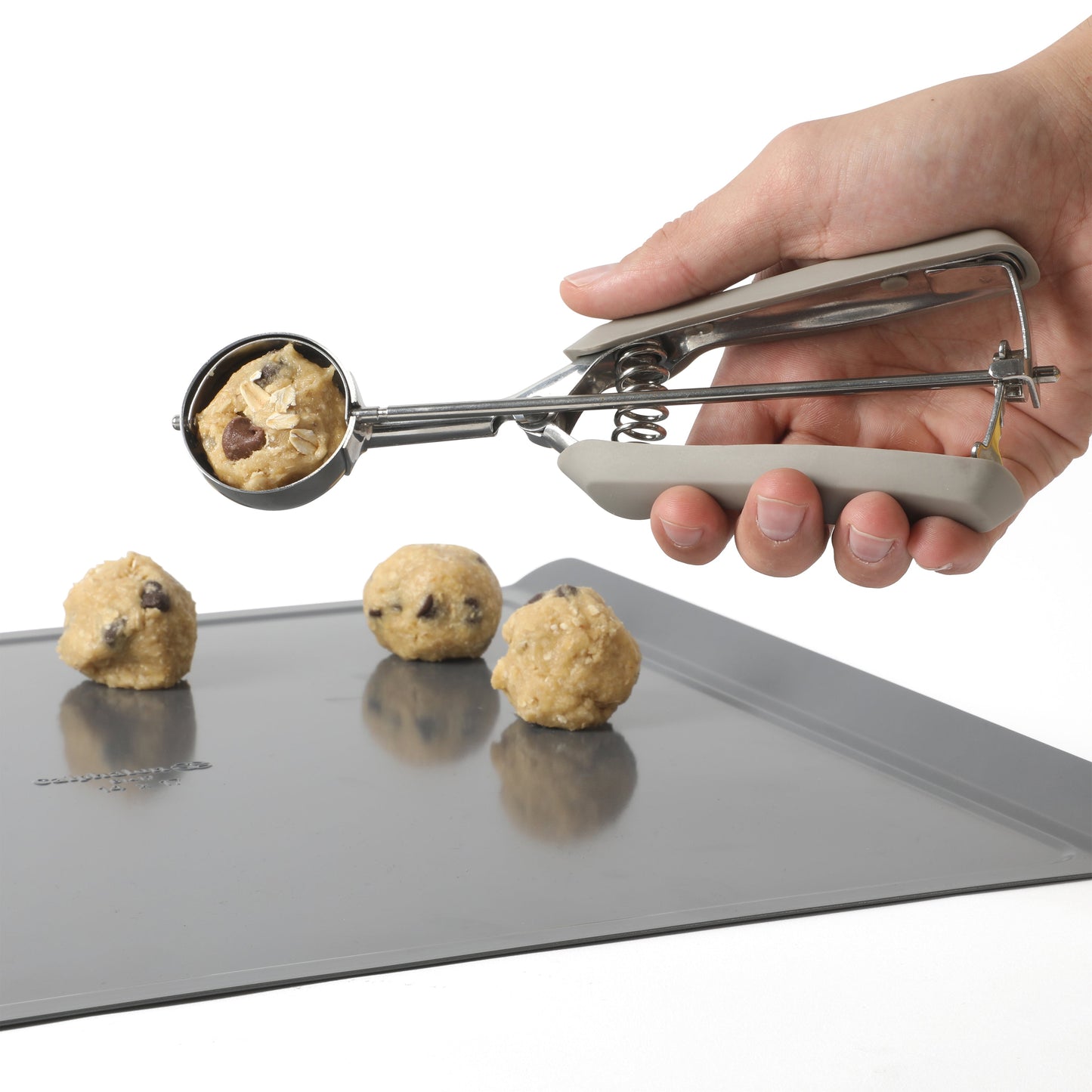 Calphalon Edge 6 Piece Stainless Steel Kitchen Tool & Gadget Set- Taupe
