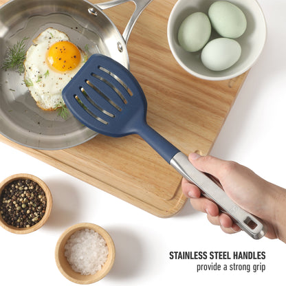 Calphalon Prime 7 Piece Sillicone and Teak Wood Kitchen Tool & Gadget Set