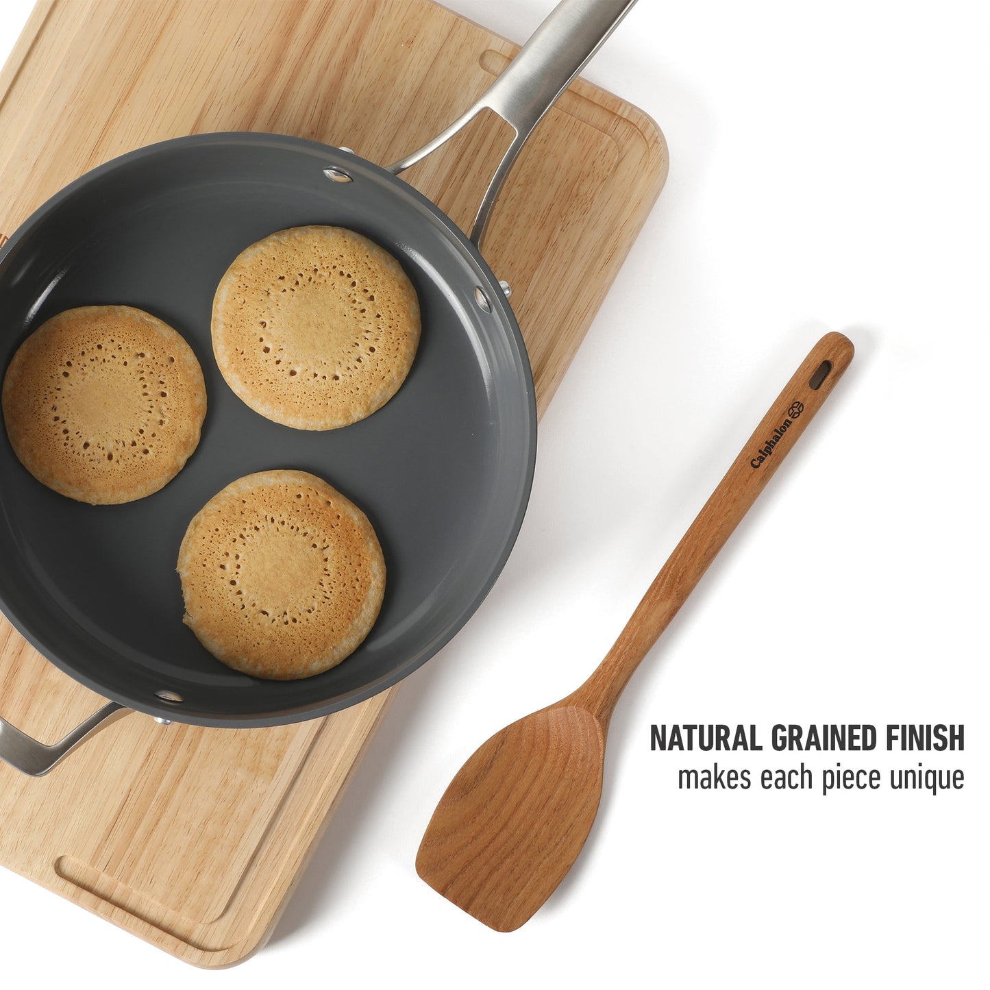Calphalon Prime 7 Piece Sillicone and Teak Wood Kitchen Tool & Gadget Set