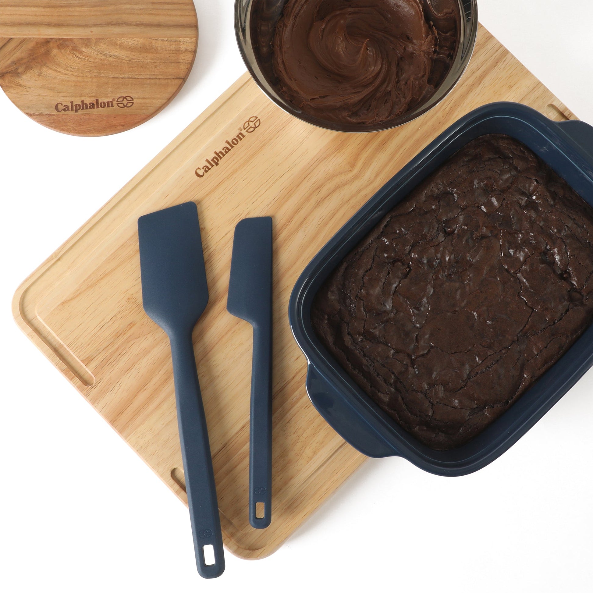 Calphalon Prime 7 Piece Sillicone and Teak Wood Kitchen Tool & Gadget Set