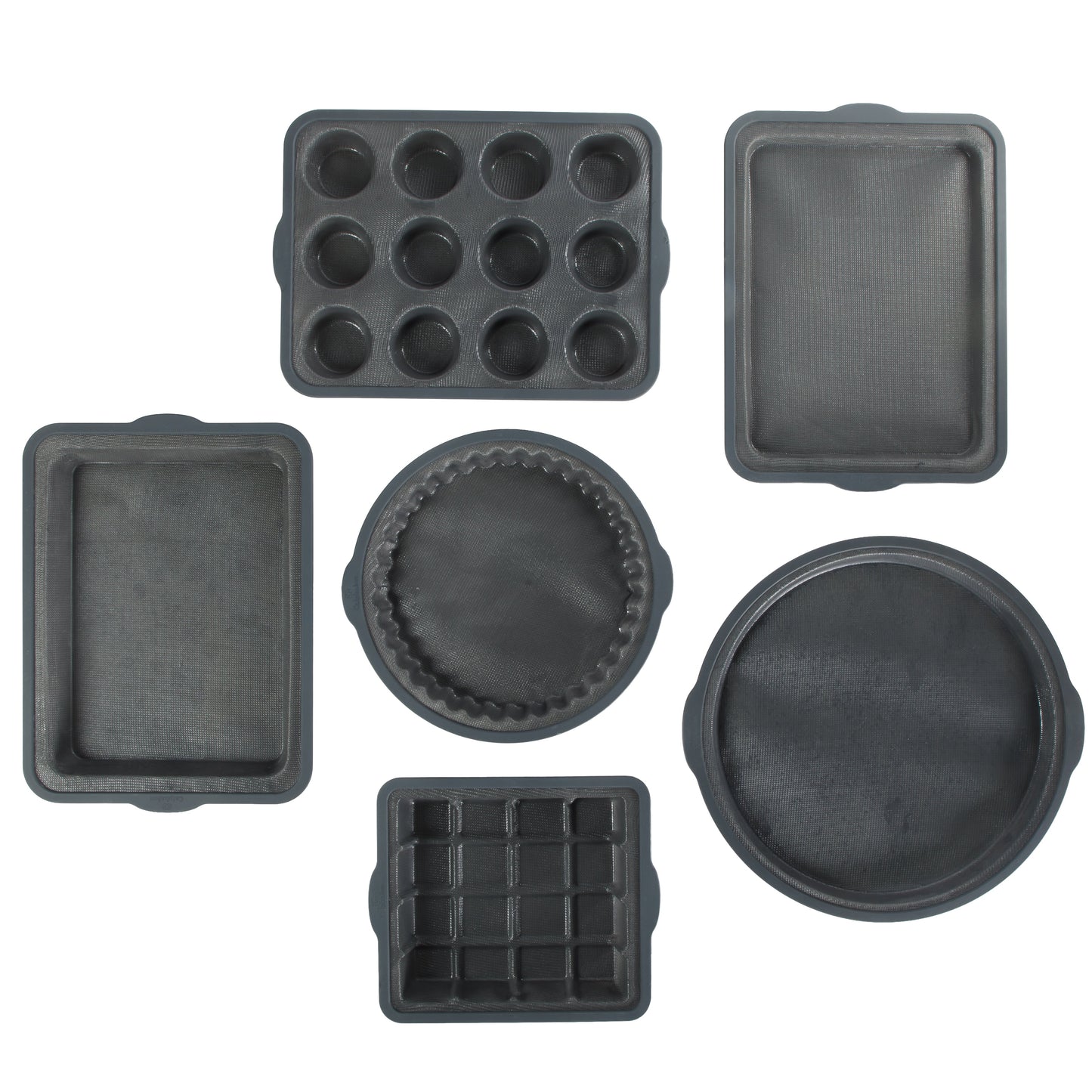 Calphalon Omni Exclusive Technology Fiber Glass Silicone Gel 6 Piece Ultra Air Flow Bakeware Set