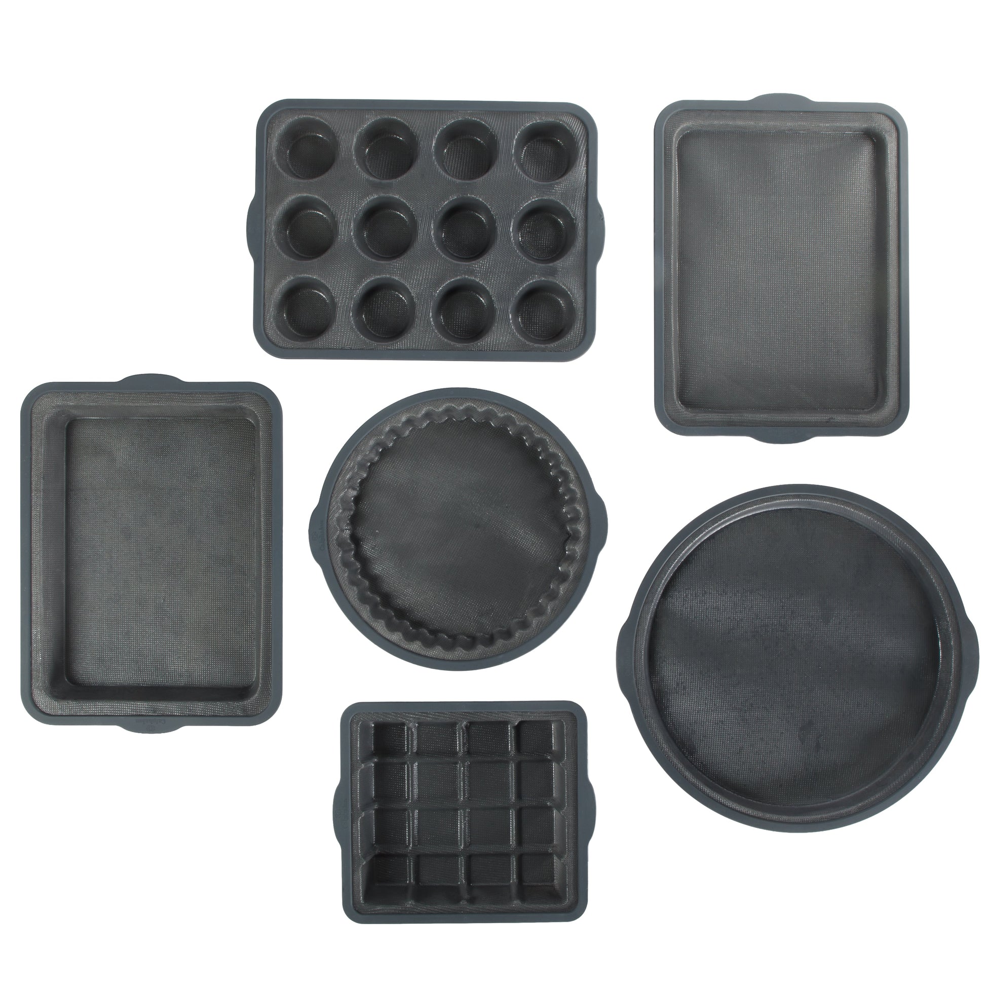 Calphalon Omni Exclusive Technology Fiber Glass Silicone Gel 6 Piece Ultra Air Flow Bakeware Set
