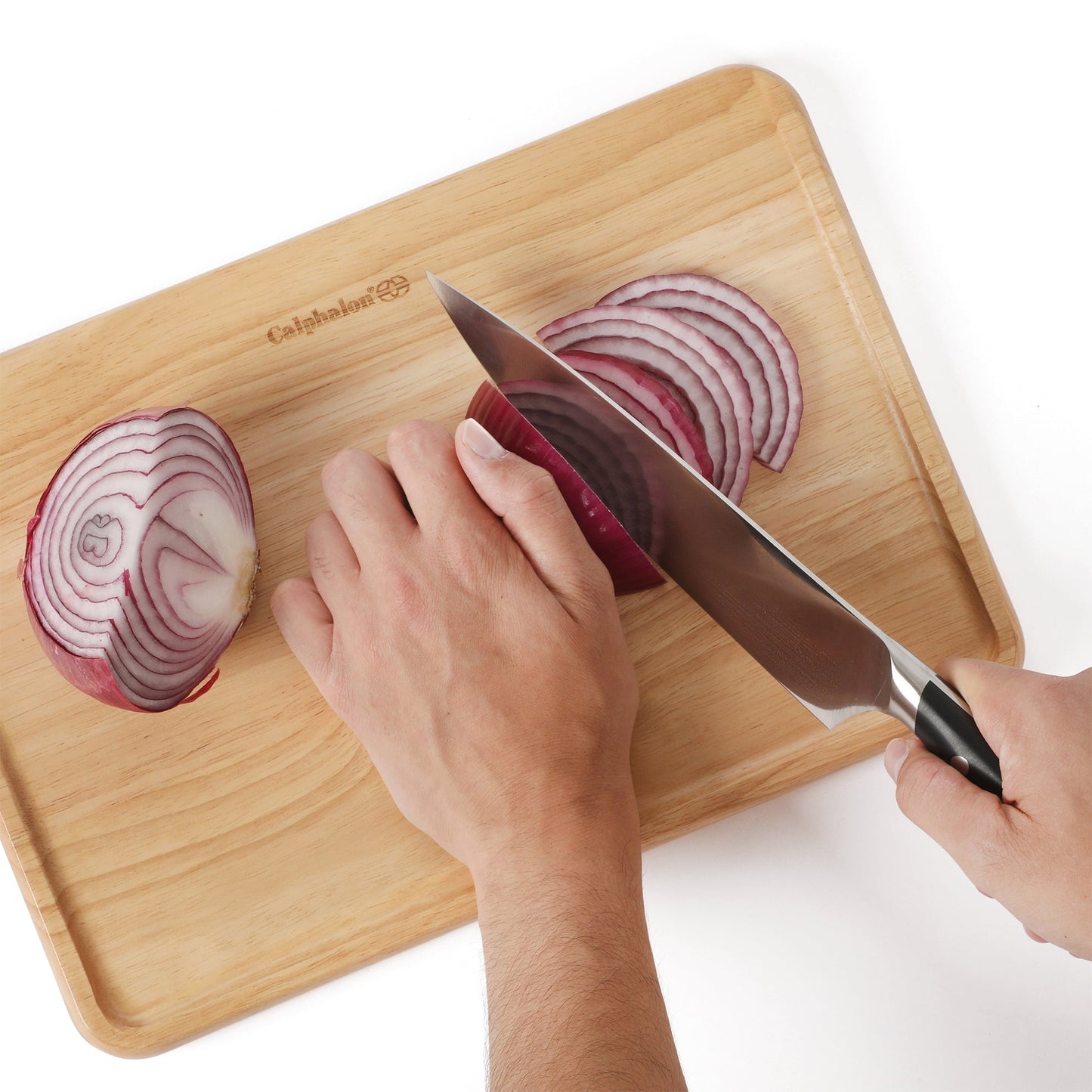 Calphalon Edge Guard Rubberwood Cutting Board