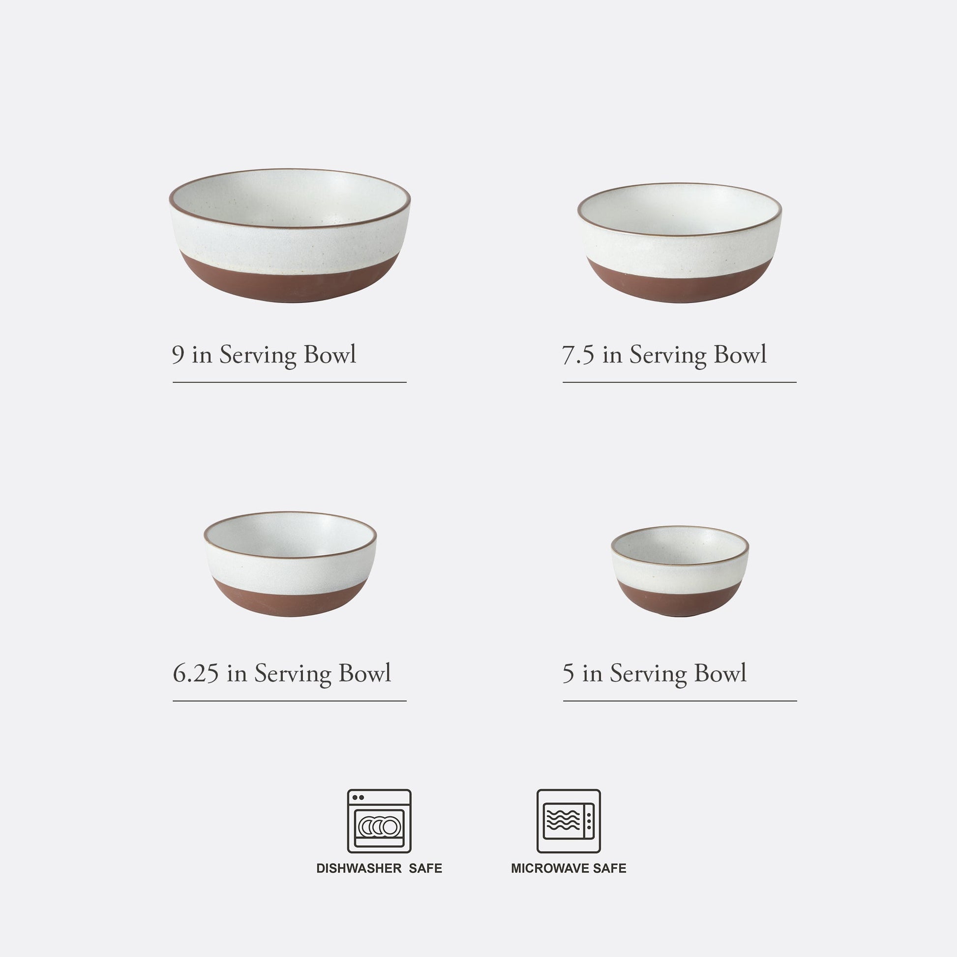Gibson Elite William Crest 4 Piece Nesting Bowl Set, Round Stoneware Mixing Bowls, Reactive Glaze Finish, 5”, 6.25”, 7.5”, 9”, Prep & Serving Bowls, Microwave & Dishwasher Safe - Green