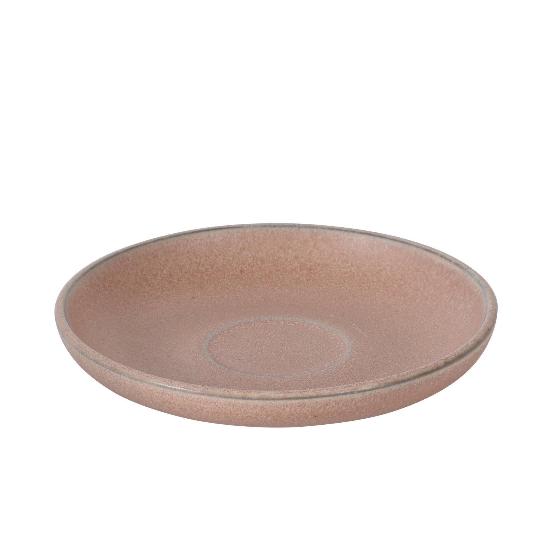 Gibson Elite William Crest 8 Piece Cup & Saucer Set, 4 Stoneware Cups & 4 Saucers, Reactive Glaze Finish, 3.5oz Espresso Cups, 5.5” Saucers, Round Coffee Set, Microwave & Dishwasher Safe