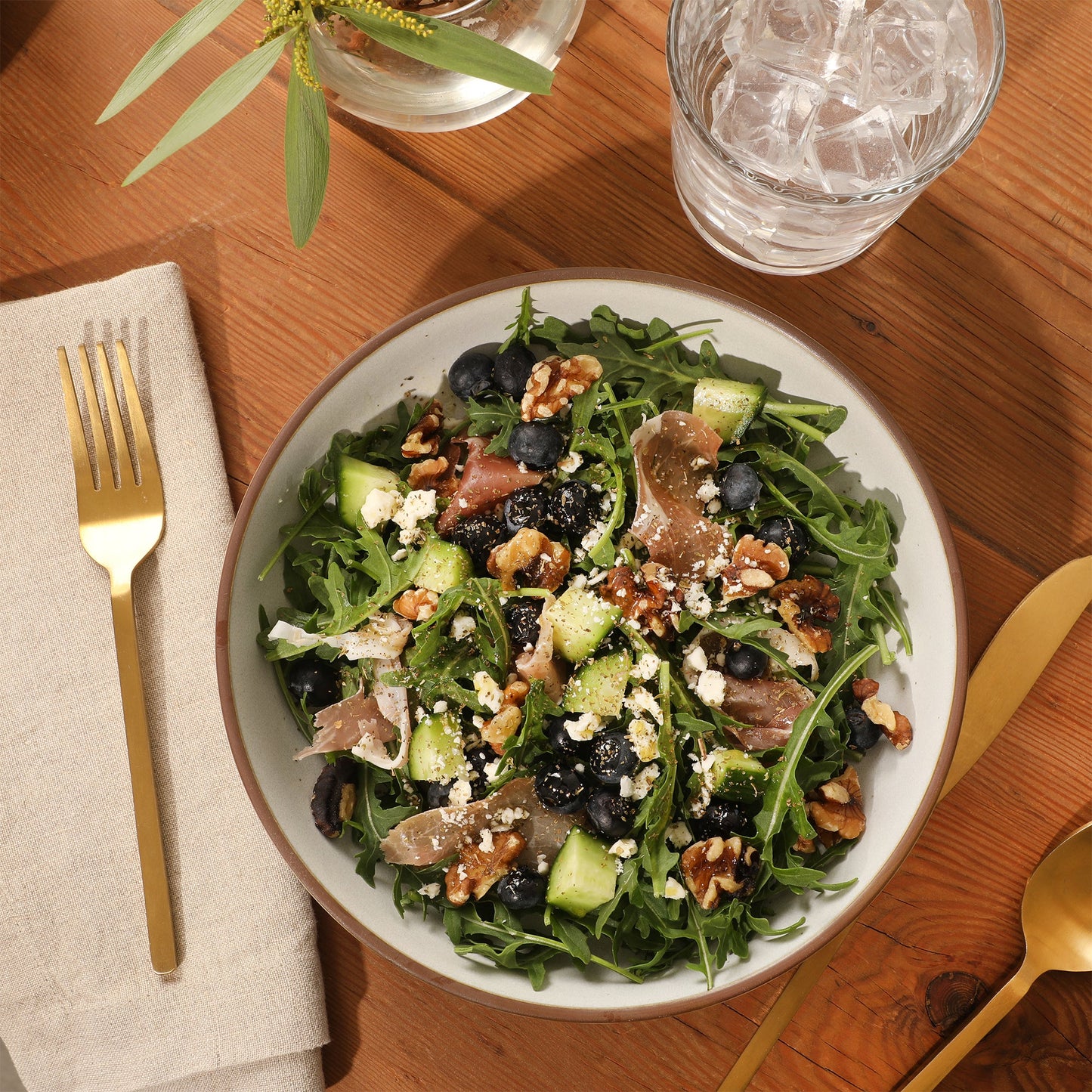 Gibson Elite William Crest 4 Piece Dinner Bowl Set, 8.5” Round Stoneware Bowls, Reactive Glaze Finish, Large Soup, Pasta & Salad Bowls, Microwave & Dishwasher Safe