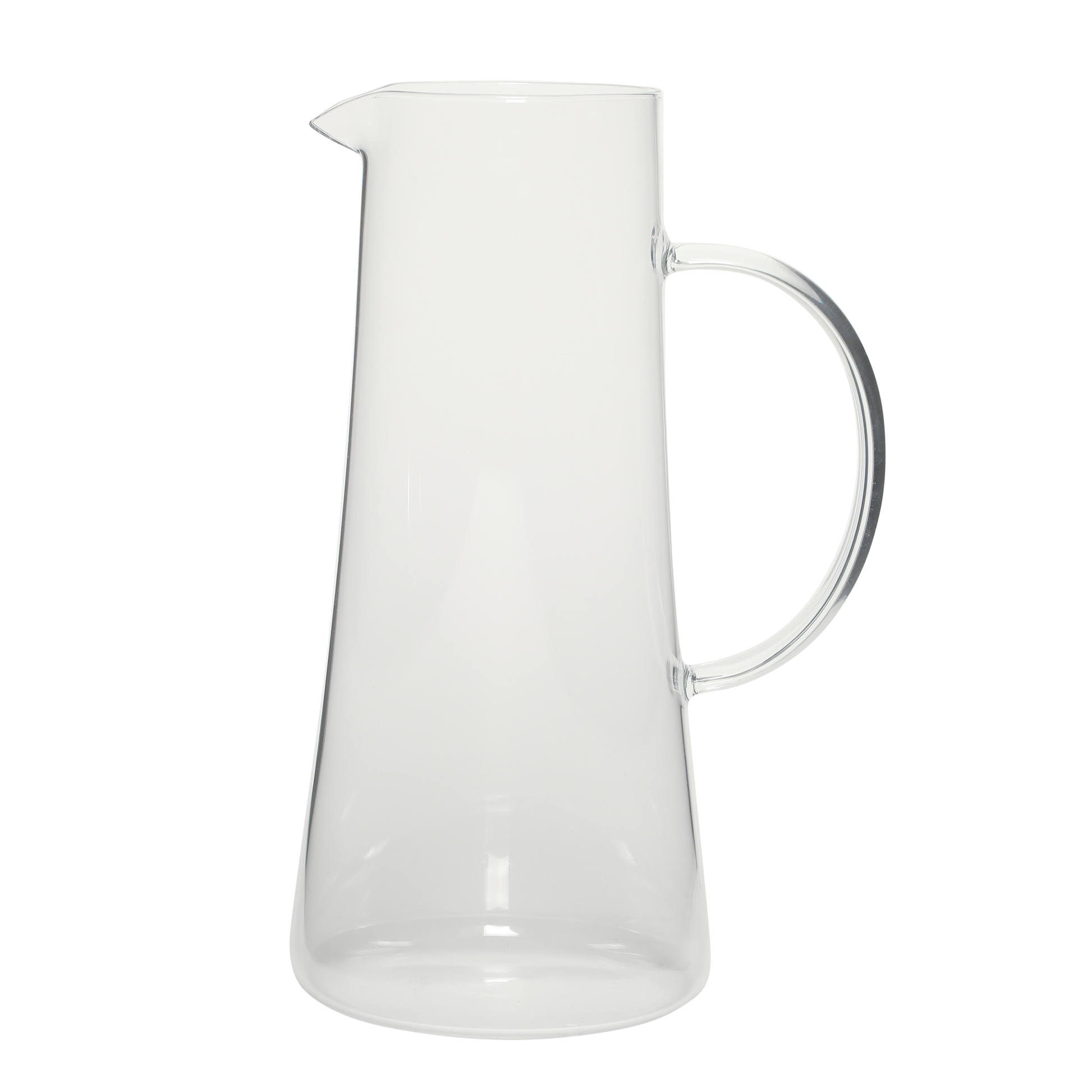 Gibson Home Boozy Brunch 7 Piece Glass Pitcher & Tumbler Set – 1.5L Pitcher with Six 13–14oz Tumblers, Everyday Beverage & Entertaining Drinkware Set, Dishwasher Safe