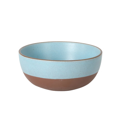 Gibson Elite William Crest 4 Piece Cereal Bowl Set, 6.25” Round Stoneware Bowls, Reactive Glaze Finish, Soup, Dessert & Snack Bowls, Microwave & Dishwasher Safe